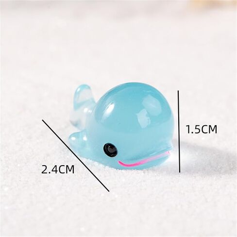 Cute Mini Creative Glowing Dolphin Hinge Heads Decorative Topper Set 6PCS, Home Decoration,Magnetic Hinge Head Toppers Door Hinge in Kuwait