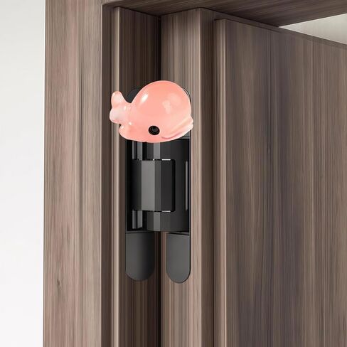 Cute Mini Creative Glowing Dolphin Hinge Heads Decorative Topper Set 6PCS, Home Decoration,Magnetic Hinge Head Toppers Door Hinge in Kuwait