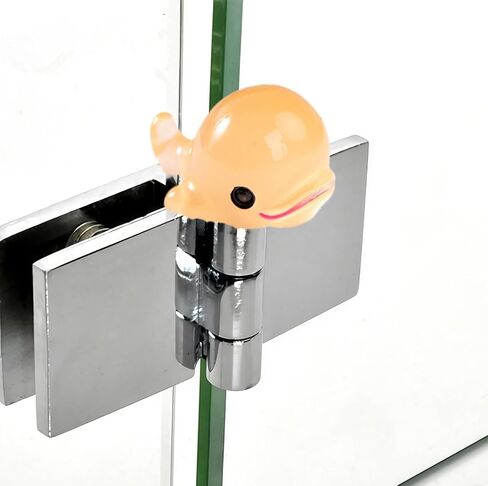 Cute Mini Creative Glowing Dolphin Hinge Heads Decorative Topper Set 6PCS, Home Decoration,Magnetic Hinge Head Toppers Door Hinge in Kuwait
