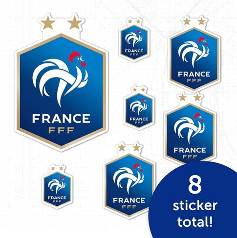 Desert Cactus French Football Federation Sticker Decal Vinyl FFF France Les Bleus Club Soccer Laptop Water Bottle Car Scrapbook (Type 3-1) in Kuwait