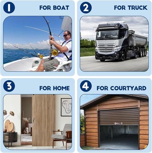 2 Pcs Boat Handrail,Stainless Steel Grab Handles Heavy Duty Marine Rail Grab 9" Round Tube Handle in Kuwait