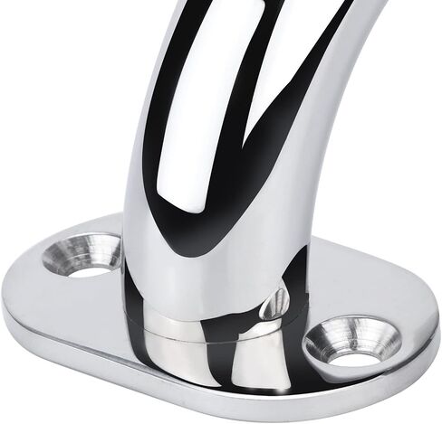 2 Pcs Boat Handrail,Stainless Steel Grab Handles Heavy Duty Marine Rail Grab 9" Round Tube Handle in Kuwait