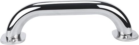 2 Pcs Boat Handrail,Stainless Steel Grab Handles Heavy Duty Marine Rail Grab 9" Round Tube Handle in Kuwait