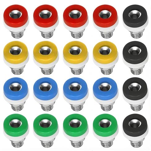 10pcs 2MM Banana Socket Binding Post Nut Banana Jack Electrical Connector Terminal Test Hole(8-18W,50PCS) in Kuwait