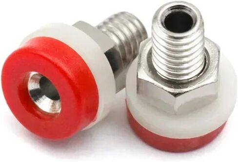 10pcs 2MM Banana Socket Binding Post Nut Banana Jack Electrical Connector Terminal Test Hole(8-18W,10PCS) in Kuwait