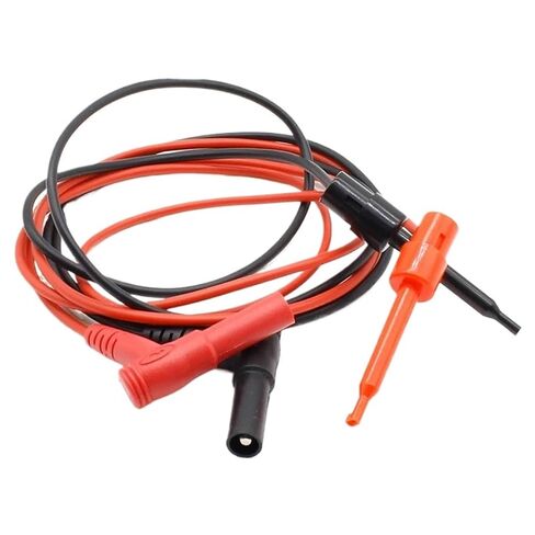 1pair Banana Plug to Test Hook Clip Probe Cable for Multimeter Test Equipment in Kuwait