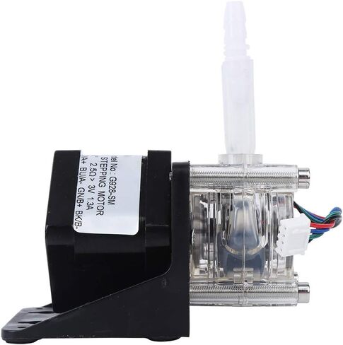 Qinlorgo G928SM 42 Stepper Motor Peristaltic Pump, Fast Loading Large 0-400mlmin Device, Transparent PC Cover with Food Grade Silicone Tube, Ideal for Lab Liquid Dosing in Kuwait