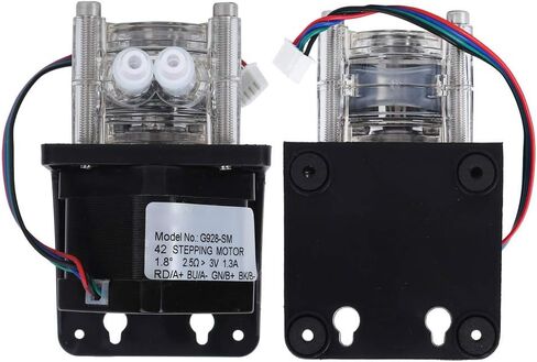 Qinlorgo G928SM 42 Stepper Motor Peristaltic Pump, Fast Loading Large 0-400mlmin Device, Transparent PC Cover with Food Grade Silicone Tube, Ideal for Lab Liquid Dosing in Kuwait