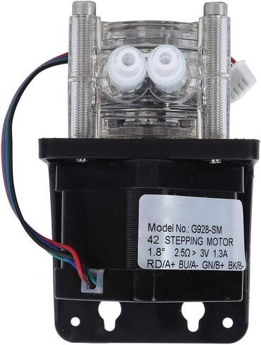 Qinlorgo G928SM 42 Stepper Motor Peristaltic Pump, Fast Loading Large 0-400mlmin Device, Transparent PC Cover with Food Grade Silicone Tube, Ideal for Lab Liquid Dosing in Kuwait