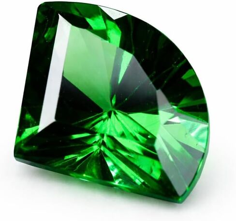 Green Garnet Fancy Cut 9.00 Ct Natural Loose Gemstone CERTIFIED Ring Size in Kuwait