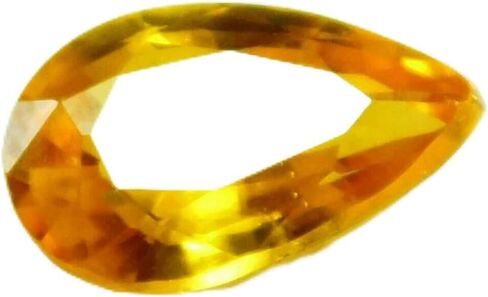 10.56 Ct NATURAL yellow Sapphire Pear Shape Ring Size CERTIFIED Loose Gemstone in Kuwait