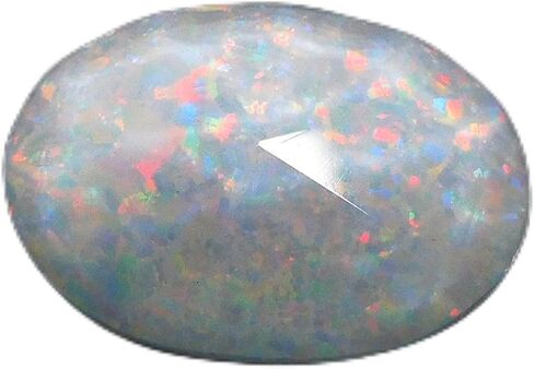 CERTIFIED 9.5 Ct Natural Opal Oval Cut Rare Multi Color Ring Size Loose Gemstone in Kuwait