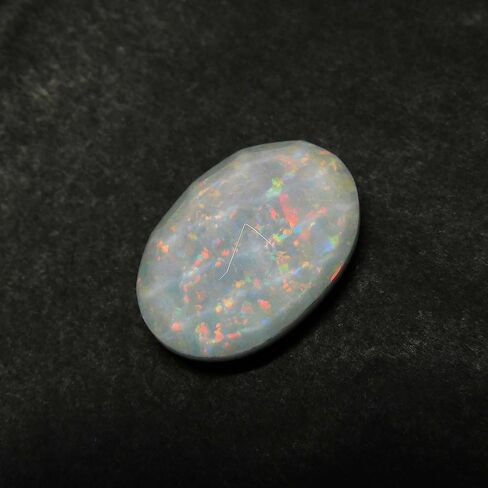 CERTIFIED 9.5 Ct Natural Opal Oval Cut Rare Multi Color Ring Size Loose Gemstone in Kuwait