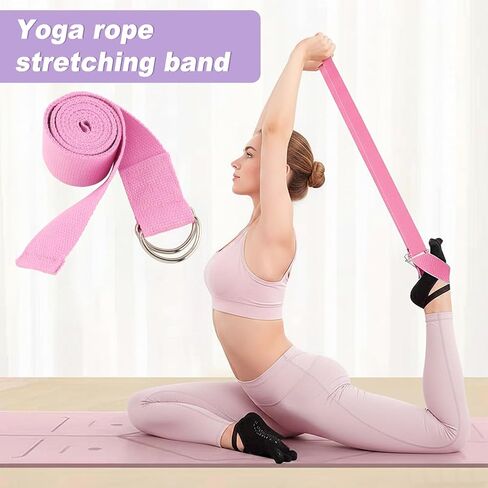 ‌Figure 8 Resistance Bands for Women & Men - 3 Levels (15lb/25lb/35lb) Silicone Workout Bands for Arms, Back, Shoulder Toning & Posture Correction - Portable Home Gym/Yoga (Pink+Blue+Purple) in Kuwait