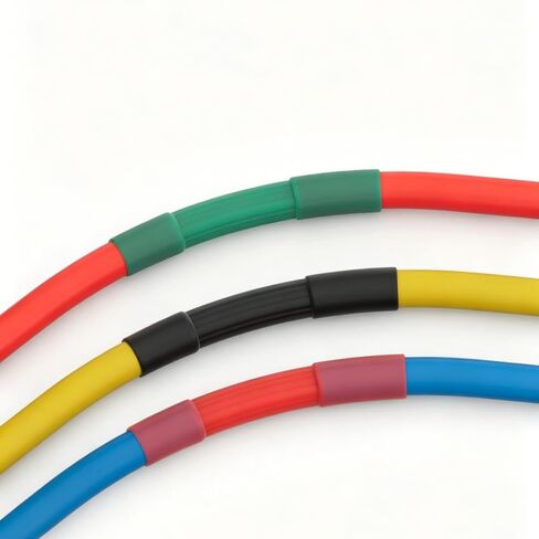 800PCS Heat Shrink Tubing Kit, 2:1 Shrink Ratio Wire Wrap Assortment, Insulated Electrical Cable Sleeves for Wire Protection and Repair, Black in Kuwait