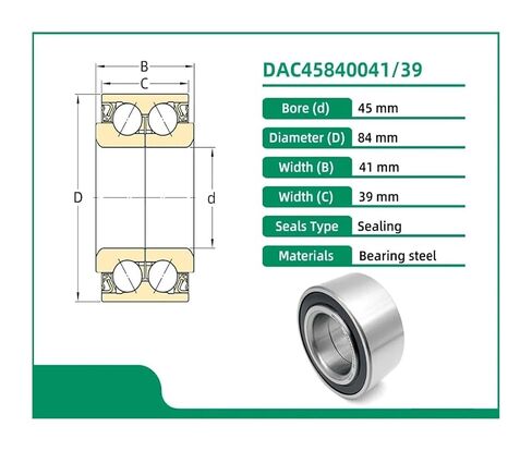 1 قطعة DAC45840041/39 45X84X41X39 DAC4584DW 43BWD113 510034 456220 9145006 تحمل in Kuwait