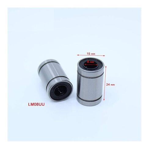 المحمل الخطي LM08UU محامل الحركة LM8 LM 8 مم LM8UU القياسية LM08 UU 81524 مم الكرة in Kuwait