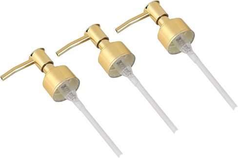 Shower Gel Bottle Spray Nozzle Kit 3 ABS Nozzles 360 Degree Rotation for Soap Detergent Lotion Shampoo Hand Soap Massage Oil, 1.6oz 2.1x5.7in Universal 25mm Threaded Bottles, No Le in Kuwait