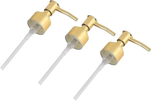 Shower Gel Bottle Spray Nozzle Kit 3 ABS Nozzles 360 Degree Rotation for Soap Detergent Lotion Shampoo Hand Soap Massage Oil, 1.6oz 2.1x5.7in Universal 25mm Threaded Bottles, No Le in Kuwait