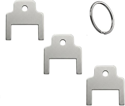 Gadgetime USA Dispenser Key Set (3 Pack) Compatible with Kimberly-Clark & Scott Commercial Paper Towel, Tissue, Soap, and Hygiene Dispensers in Kuwait