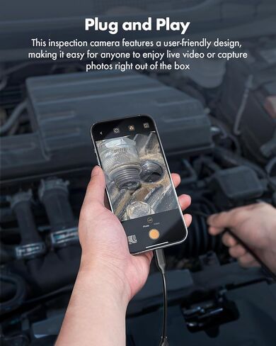 Anykit Articulating Borescope 210° Two-Way Endoscope, and USB Endoscope Camera 50ft in Kuwait