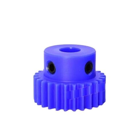 Steel Heavy Duty Motor Pinion Gear 15-40T 1M Blue Nylon Spur Gear Plastic Motor Bore 5mm(32 Teeth) in Kuwait