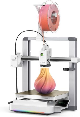 طابعة Creality SPARKX I7 Combo ثلاثية الأبعاد، متعددة الألوان مع CFS Lite AI Photo to 3D Printing 500 مم/ثانية عالية السرعة وضبط تلقائي لضوء RGB 95% أجزاء أساسية مسبقة التجميع منخفضة الضوضاء 10.24 × 10.24 × 10 بوصة in Kuwait