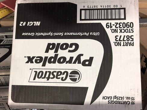 Castrol Pyroplex Gold EP 2 Carton (10/14 Ounce Tubes) in Kuwait