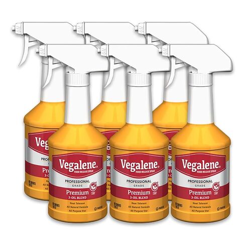 Vegalene Premium 3-Oil Blend Food Release Spray, 16oz Liquid, 6-Pack in Kuwait