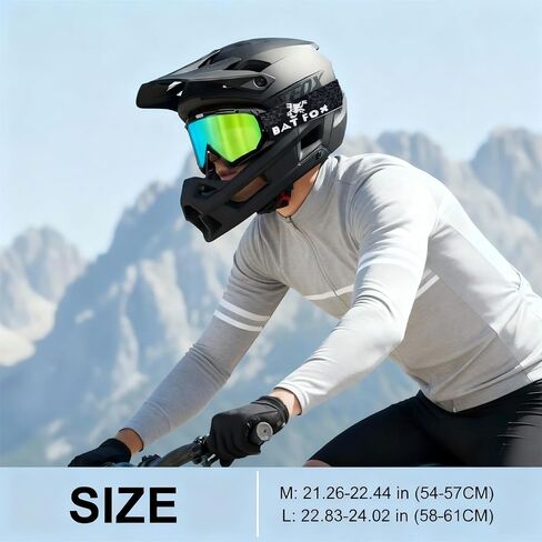 خوذة MTB كاملة الوجه ونظارات واقية للدراجة الترابية in Kuwait