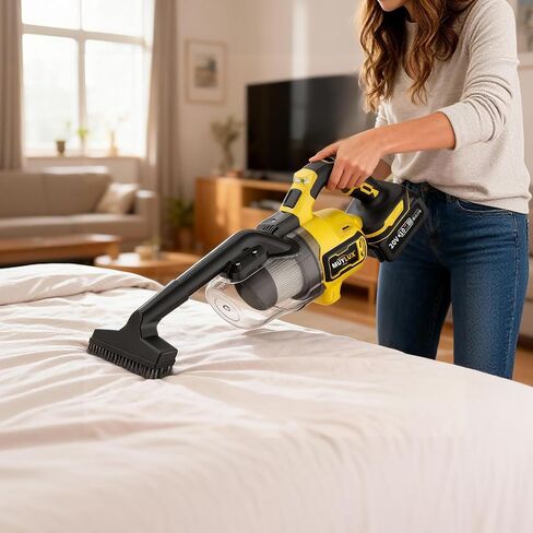 Cordless Vacuum Cleaner for Home, 1600Pa/400W Stick Vacuum with LED, Anti-Tangle, Powerful Suction Wireless Floor Vacuum, Lightweight Handheld Vacuum for Pet Hair, Hard Floor, Carpet, 1 Battery in Kuwait