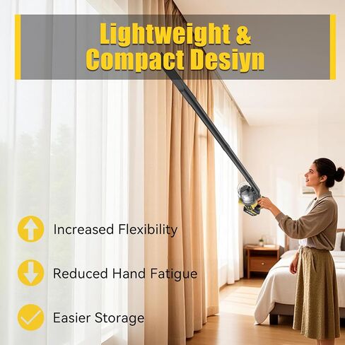Cordless Vacuum Cleaner for Home, 1600Pa/400W Stick Vacuum with LED, Anti-Tangle, Powerful Suction Wireless Floor Vacuum, Lightweight Handheld Vacuum for Pet Hair, Hard Floor, Carpet, 1 Battery in Kuwait
