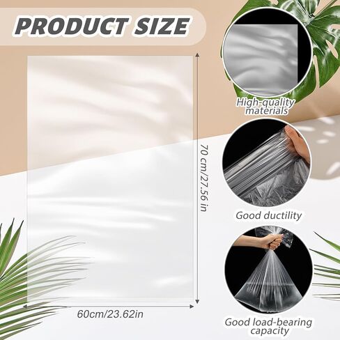 200 Pcs Shredder Bags Gallon Size Paper Shredder Bags Hold up to 8.5 Gallon of Shredded Materials for Home Office Paper Trash in Saudi Arabia
