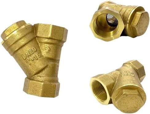 1PC 1-1/4" Female Inline Y Mesh Strainer Threads Filter Brass filter valve in Kuwait