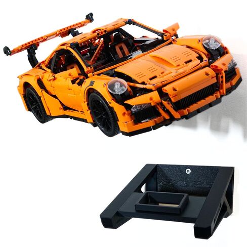 حامل جداري لسيارة Lego Technic Porsche 911 GT3 RS (42056) - شاشة آمنة وأنيقة، دعامة موفرة للمساحة in Kuwait