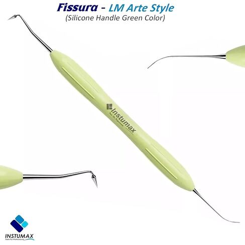 6-Piece Composite Placement Instrument Set – Non-Stick Silicone Handle Plugger, Spatula & Condenser – Stainless Steel Dental Filling & Restorative Kit (Autoclavable) in Kuwait