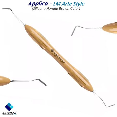 6-Piece Composite Placement Instrument Set – Non-Stick Silicone Handle Plugger, Spatula & Condenser – Stainless Steel Dental Filling & Restorative Kit (Autoclavable) in Kuwait