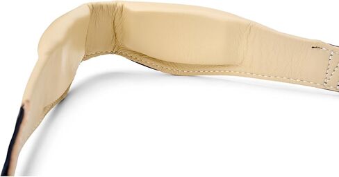 Protec Neck Strap for Saxophone 22" Less Stress Two-Tone Leather with Adjustable Comfort Bar and Metal Swivel Snap, Black, Model LTC310 in Kuwait