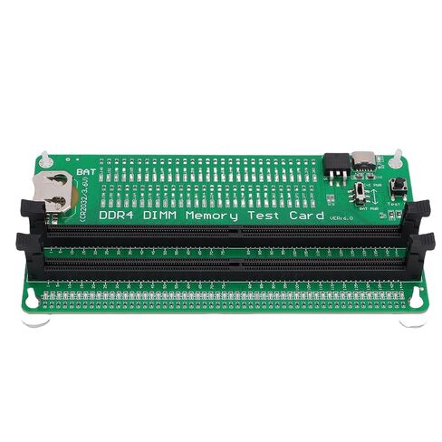 Eujgoov RAM Memory Tester Card, DDR4 Slot Diagnostic Analyzer for Laptop Computer with LED Light Indicator, Dual Power Supply Mode in Kuwait