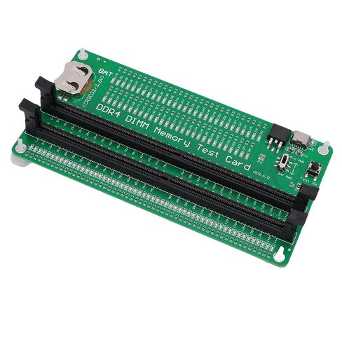 Eujgoov RAM Memory Tester Card, DDR4 Slot Diagnostic Analyzer for Laptop Computer with LED Light Indicator, Dual Power Supply Mode in Kuwait