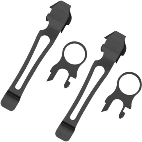 مجموعة مكونة من قطعتين من مشبك الجيب وحلقة حبل لأداة Alpha Surge Wave+ Wave Plus Charge AL ALX Ti TTi XTi متعددة الأدوات (أسود) in Kuwait