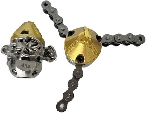 3/8 1/2 40L 70L New Sewage Sludge Cleaning Chain Nozzle High Pressure Rotating Blasting Pipeline Dredging Machine(SKY BLUE) in Kuwait