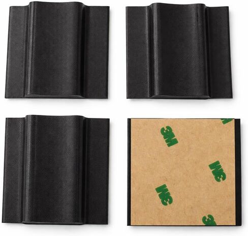 4 Pack Black Door Corner Seals for Gaps, Double Lip Corner Door Seal for Exterior Doors, Blocks Air Moisture Dust Light, Foam Design Avodah Hardware in Kuwait