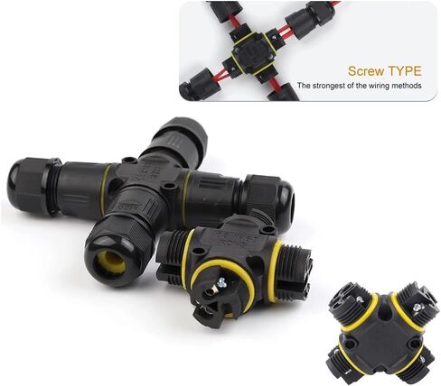برغي توصيل LED طرفي M204-way 2/3-pin (M20 Cross 3P 5-8mm) in Kuwait