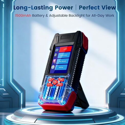 2000W Solar Panel Tester, 2-in-1 MPPT Photovoltaic Meter & 60000-Count Digital Multimeter with 2000V AC/DC, 3.2" Color Display for PV Panel Testing, Installation & Maintenance in Kuwait