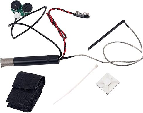 Acoustic Guitar Endpin Jack Piezo Pickup: Active Preamp System with Volume and Tone Control - No-Drill Hidden Undersaddle Pickup Kit for Folk & Classical Guitar, High-Fidelity Sound in Kuwait