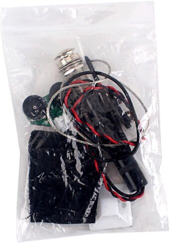 Acoustic Guitar Endpin Jack Piezo Pickup: Active Preamp System with Volume and Tone Control - No-Drill Hidden Undersaddle Pickup Kit for Folk & Classical Guitar, High-Fidelity Sound in Kuwait