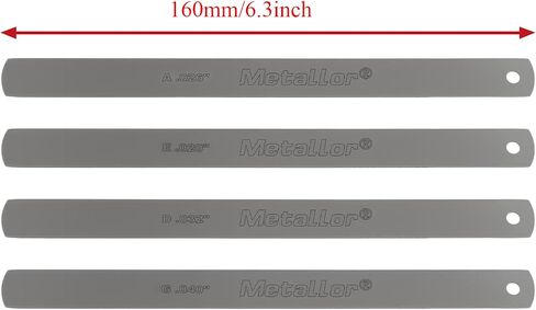 Gauged Nut Slotting File Set Edge-Cut Nut and Bridge Seating Files | Stainless Steel, for Guitars Violins or Other String Instruments Nut Slot, Luthier Tools, Repairing Tools, Set of 4Pcs in Kuwait