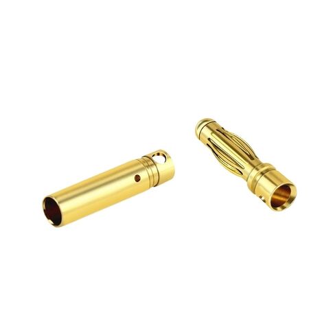 5 Pair/lot 2/3/3.5/4/6/8mm Gold Copper Brushless Motor Banana Plug Bullet Connector Plated for ESC Battery(2mm) in Kuwait