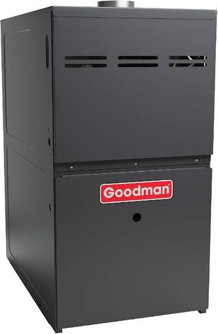 Goodman 80,000 BTU 80% Efficiency multi-speed, single-stage upflow/horizontal Furnace Model: (GR9S800803BX) Cabinet is 17.5 inches wide-R32 Ready-Low Nox in Kuwait